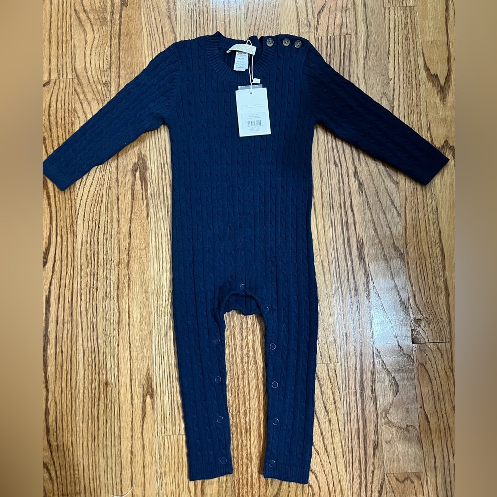 The Beaufort Bonnet Company, Navy blue knit longall